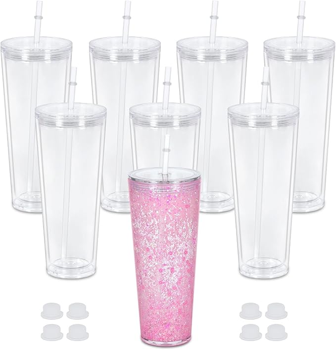 24 oz Snowglobe Tumbler