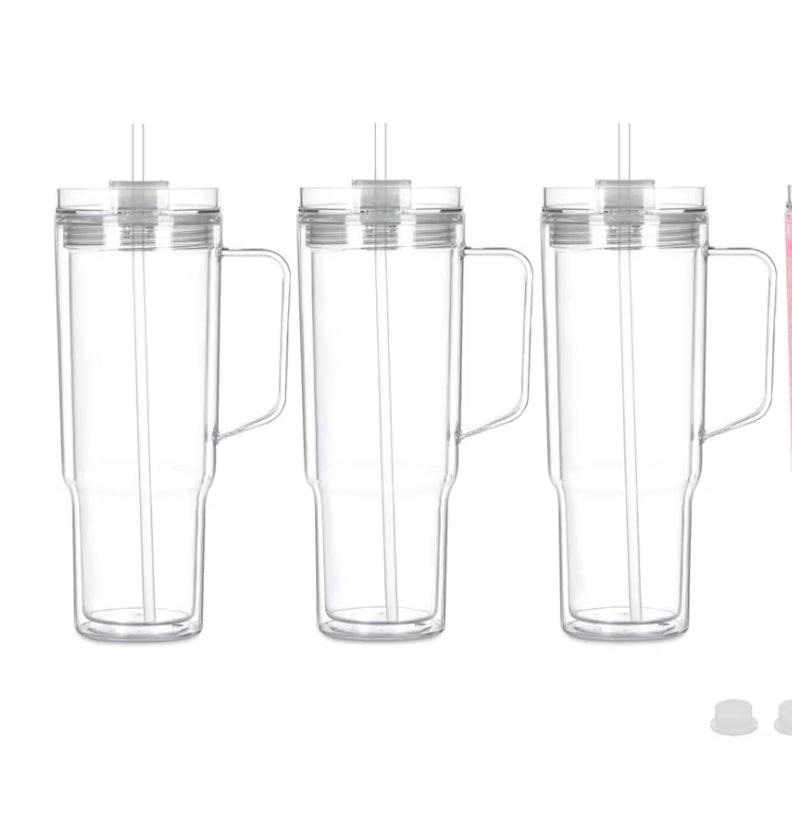 40oz Snowglobe Tumbler
