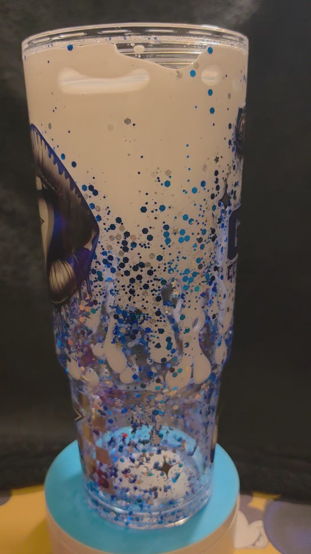 40oz Snowglobe Tumbler